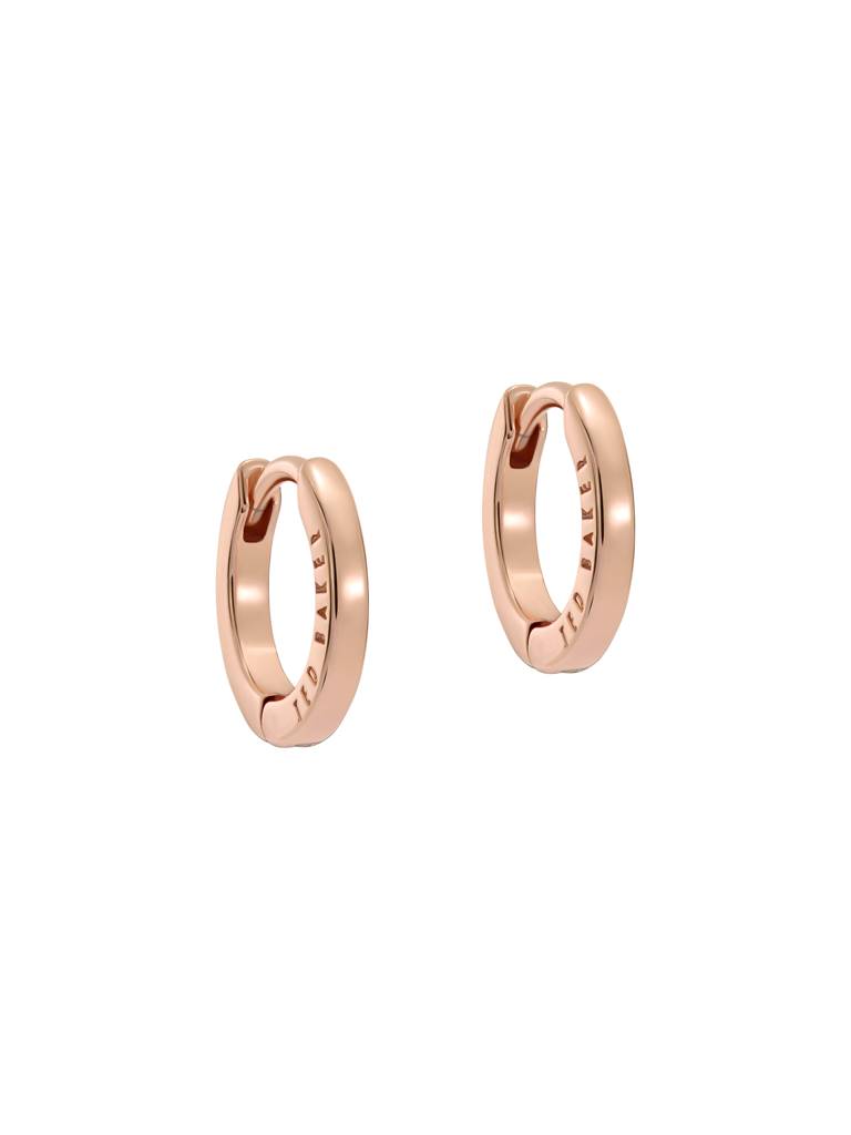 Crislie: Logo Hoop Earrings (12Mm) : TBJ3746-24-03
