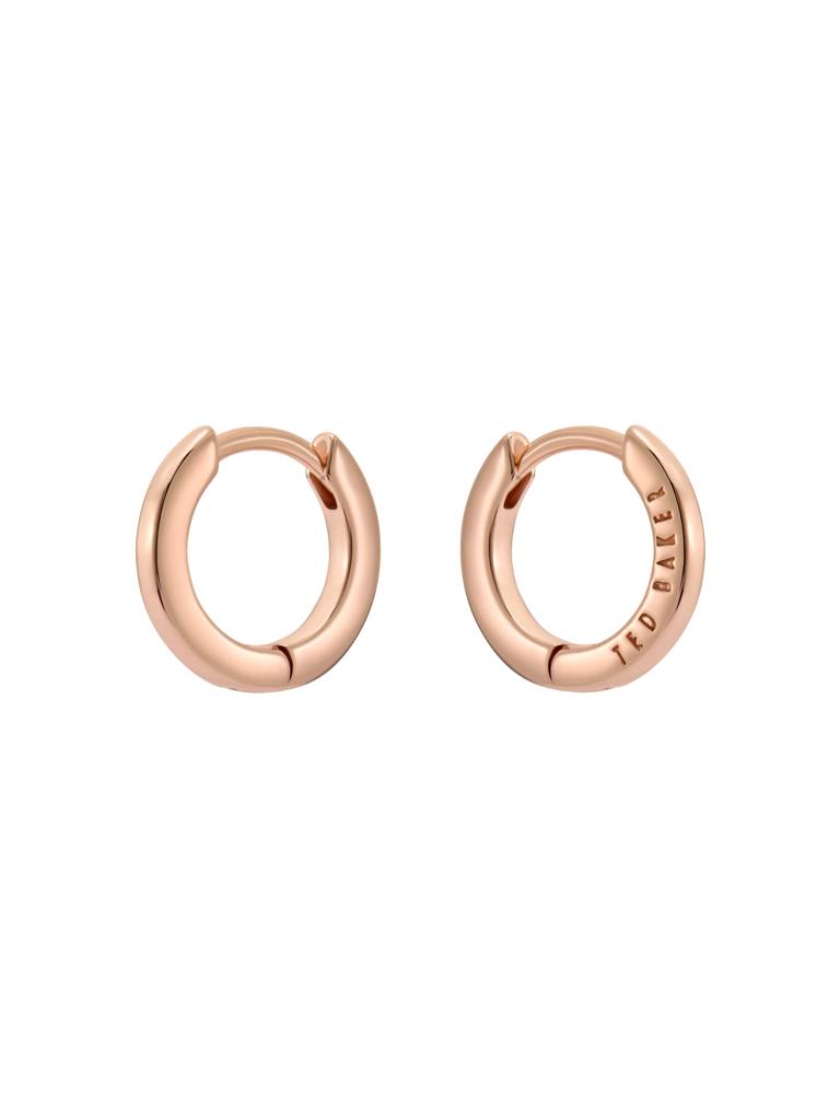 Crislie: Logo Hoop Earrings (12Mm) : TBJ3746-24-03