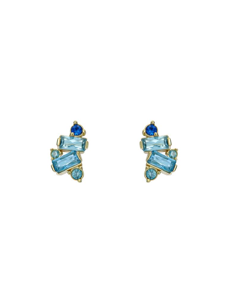 Clarice: Crystal Cluster Stud Earrings : TBJ3948-02-35