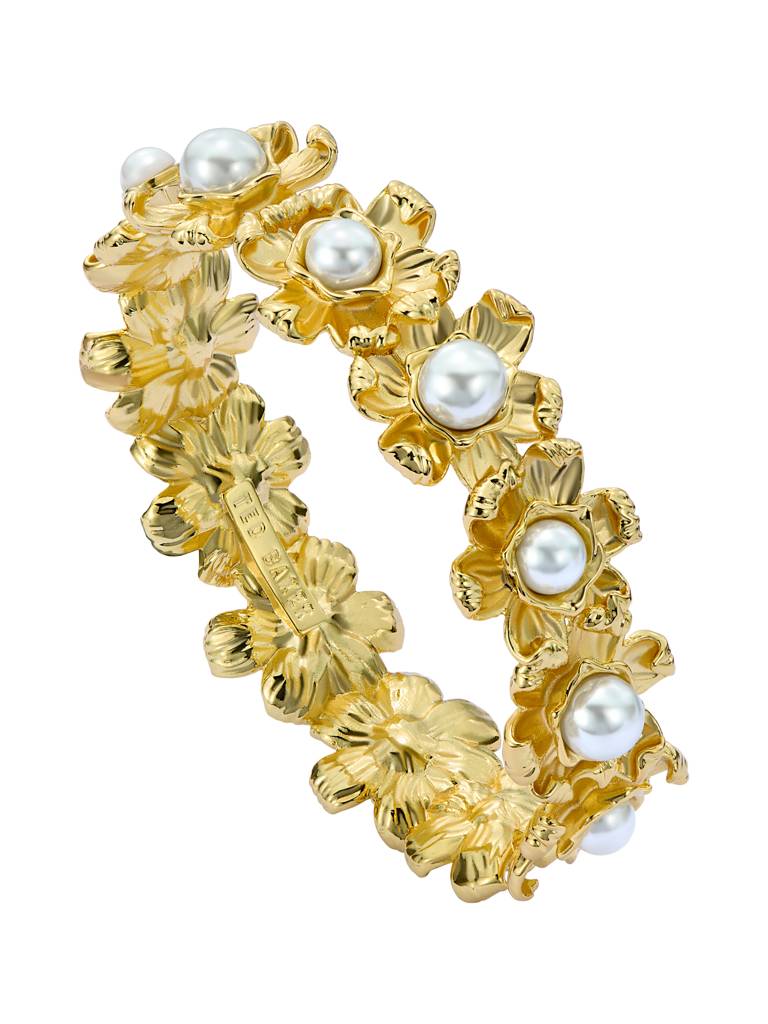 Darell: Daisy Pearl Bangle Bracelet : TBJ4028-02-28