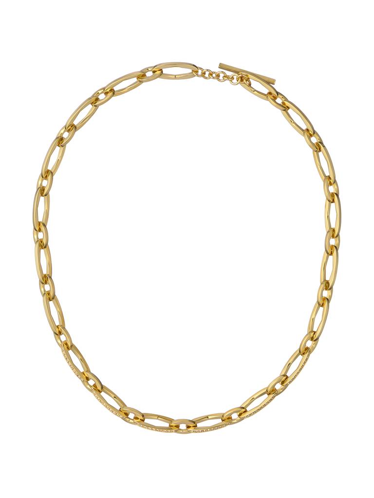 Shiya: Crystal Shimmer Chain Necklace : TBJ4045-02-02