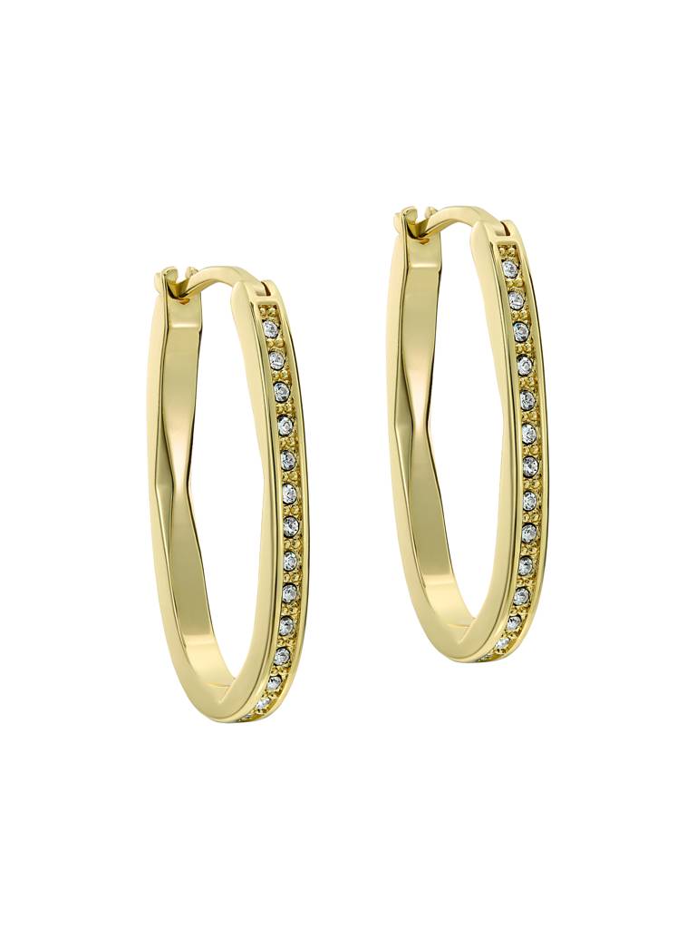 Shivanna: Crystal Shimmer Hoop Earrings : TBJ4048-02-02