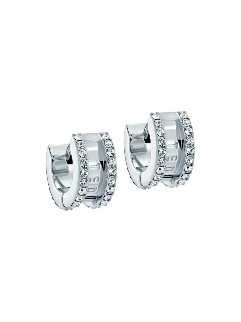 Rosie: Crystal Roll Huggie Earrings : TBJ4085-01-02