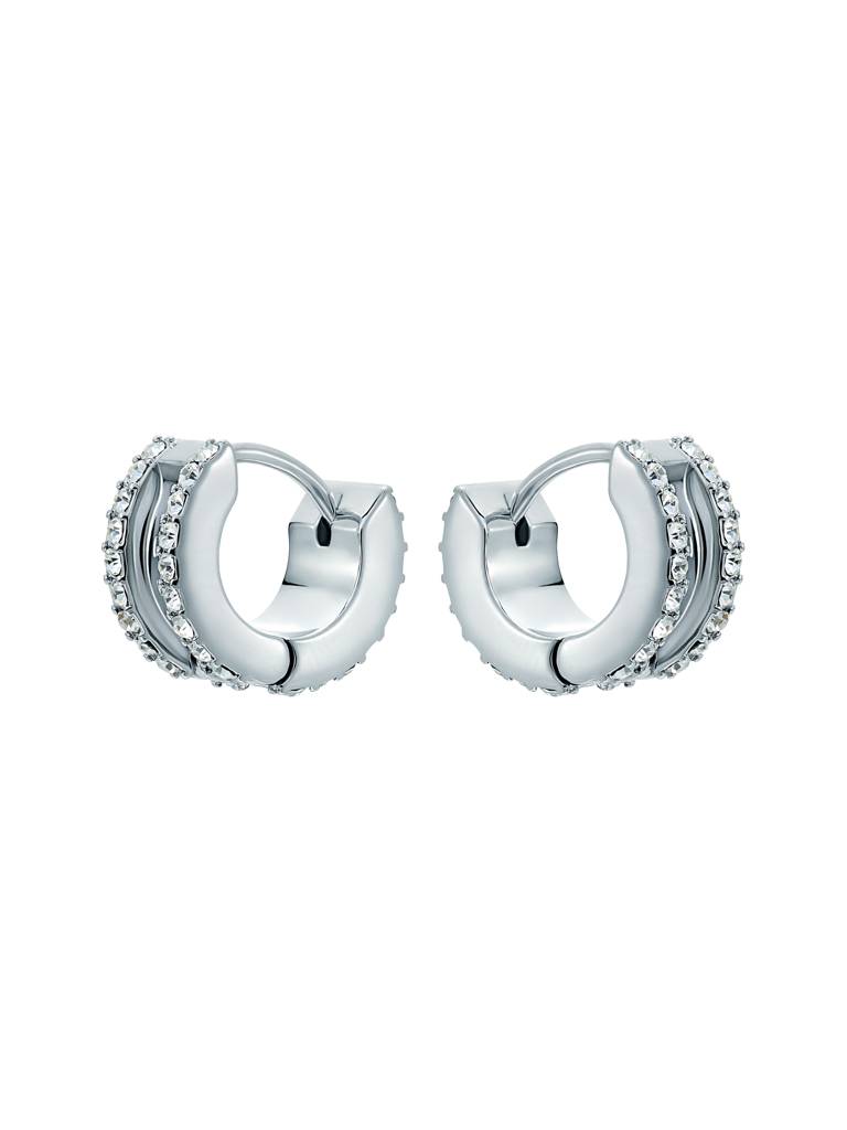 Rosie: Crystal Roll Huggie Earrings : TBJ4085-01-02
