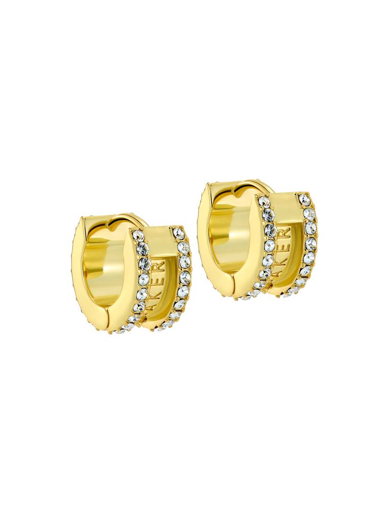 Rosie: Crystal Roll Huggie Earrings : TBJ4085-02-02