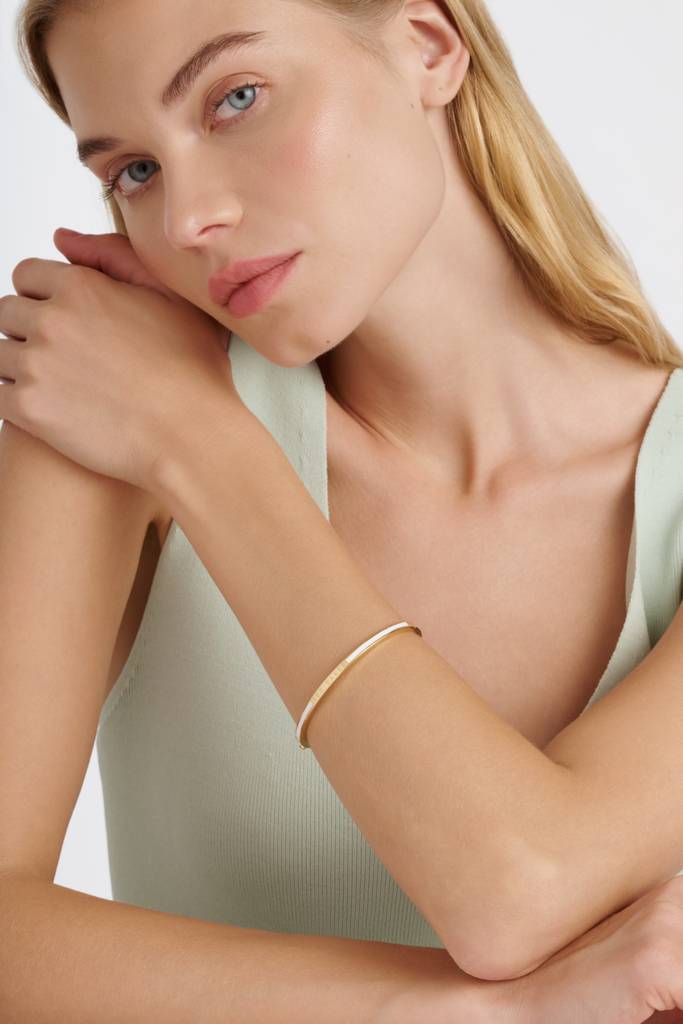 Roley: Classic Colour Enamel Slim Bangle Bracelet : TBJ4163-02-08