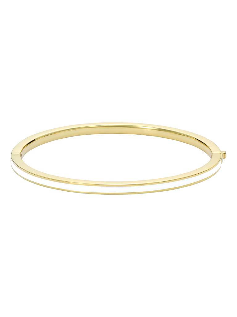 Roley: Classic Colour Enamel Slim Bangle Bracelet : TBJ4163-02-08
