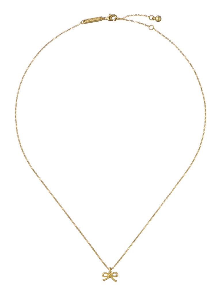 Blaire: Mini Metal Bow Pendant Necklace : TBJ4175-02-03