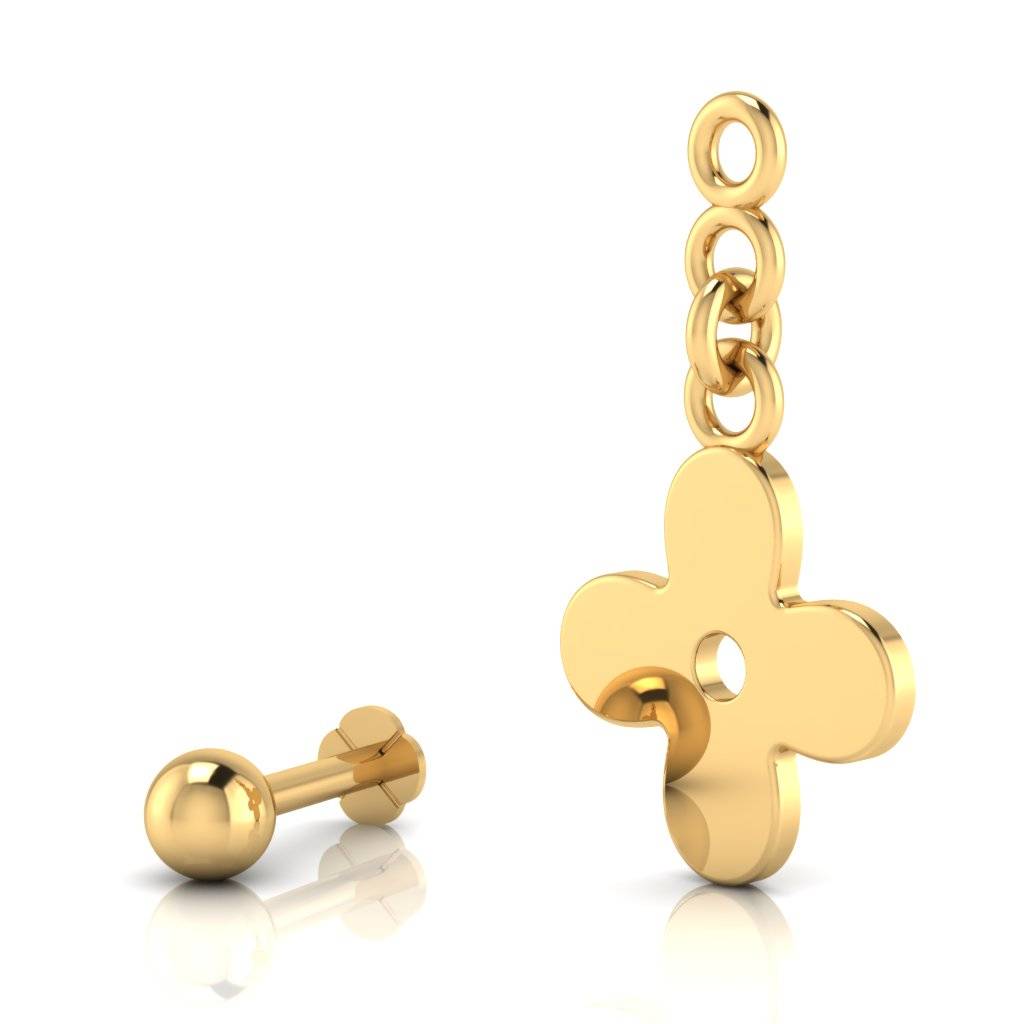 The Smile Gold Nose Screw : NS-0675YG