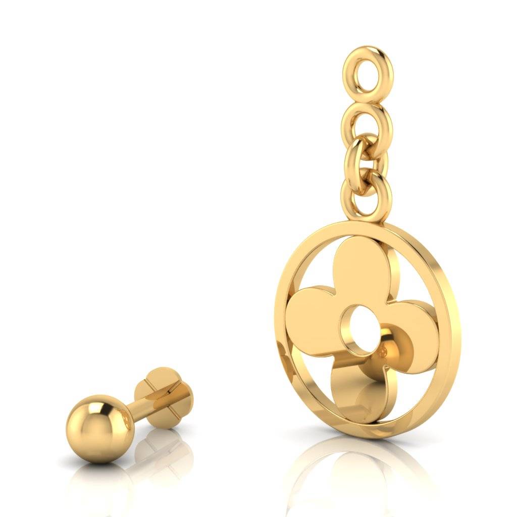 The Ginger Gold Nose Screw : NS-0680YG