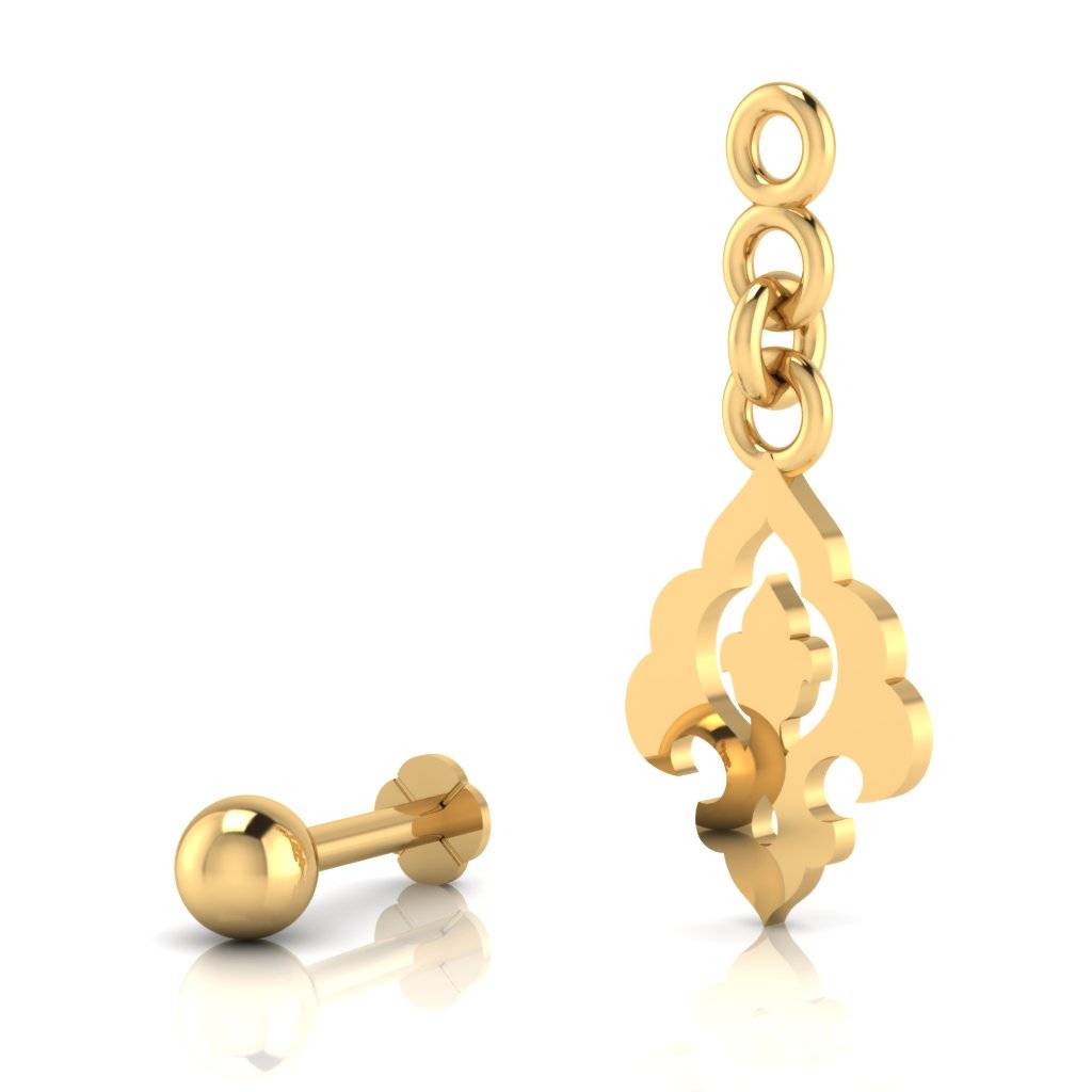 The Honey Gold Nose Screw : NS-0681YG