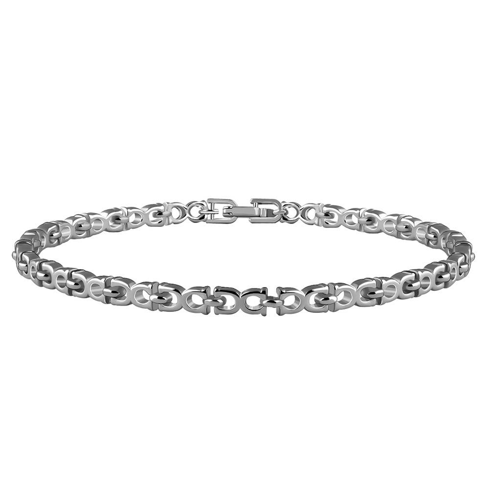 925 Silver Silent Flex Bracelet For Him|Gifts For Men And Boys|With Certificate Of Authenticity And 925 Stamp |6 Mo : TLBR0104
