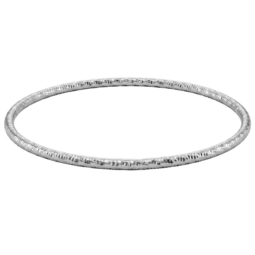 925 Silver Grace Shine Bangle Fixed Size Gifts For Women And Girls : TLBR0301