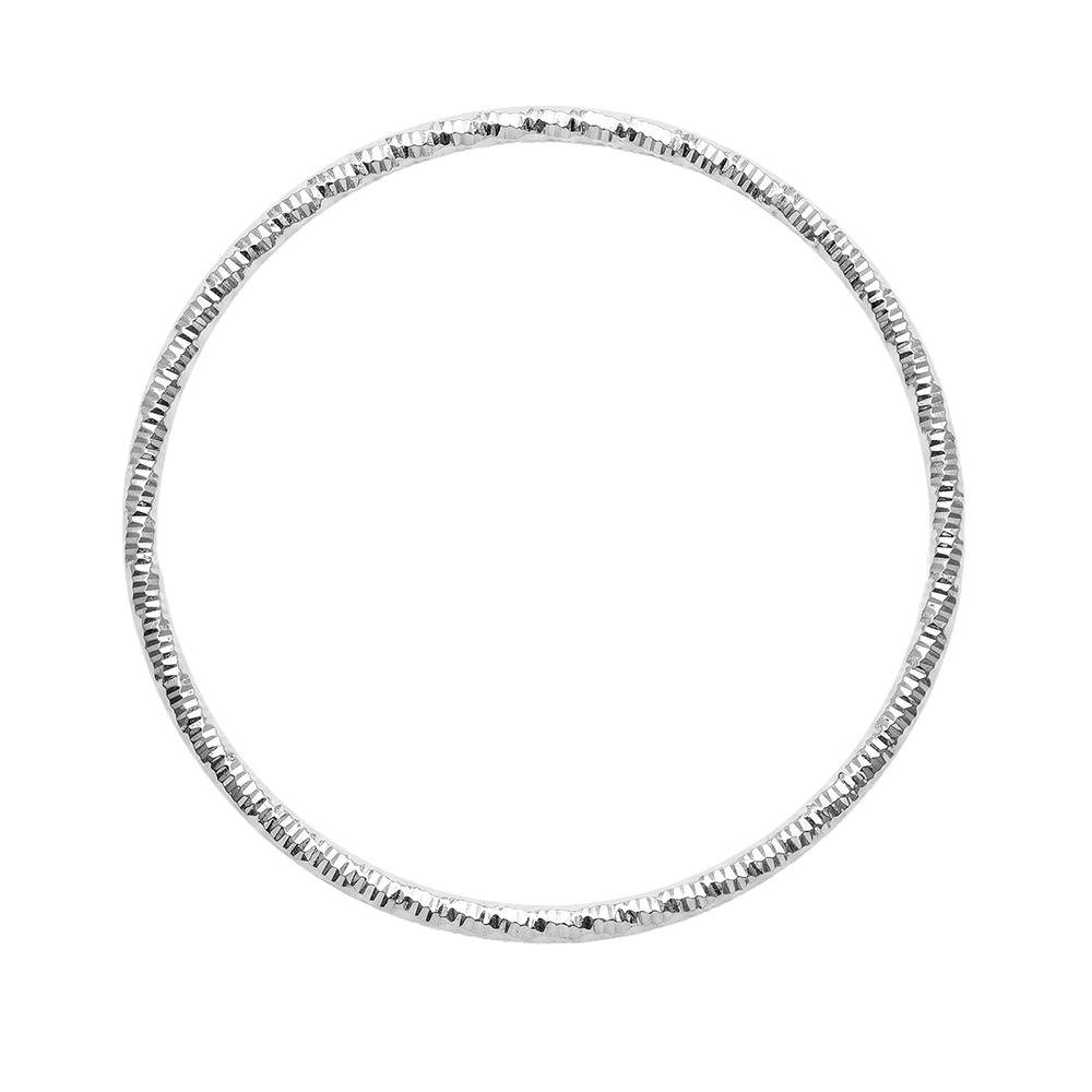 925 Silver Grace Shine Bangle Fixed Size Gifts For Women And Girls : TLBR0301