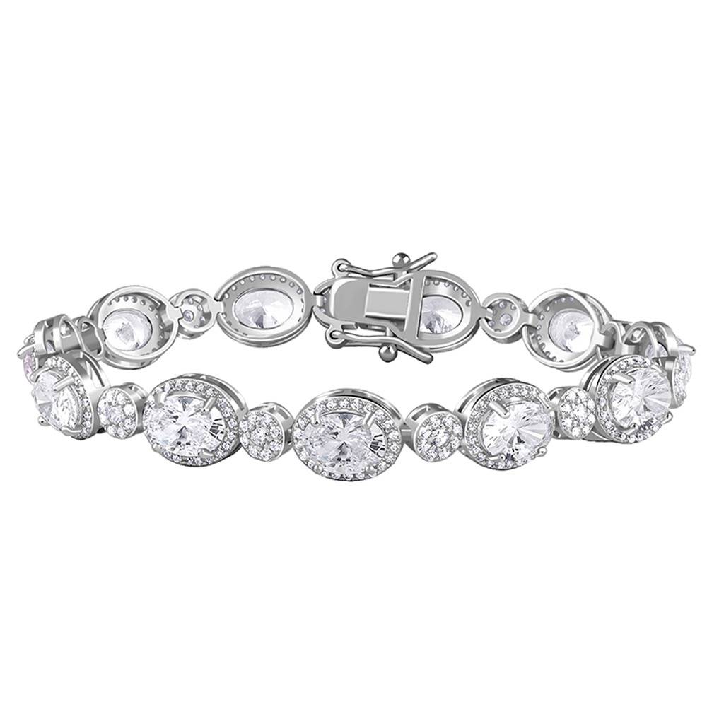 925 Silver Young Royals Zircon Bracelet|Gifts For Women And Girls |With Certificate Of Authenticity And 925 Stamp |6 : TLBR038