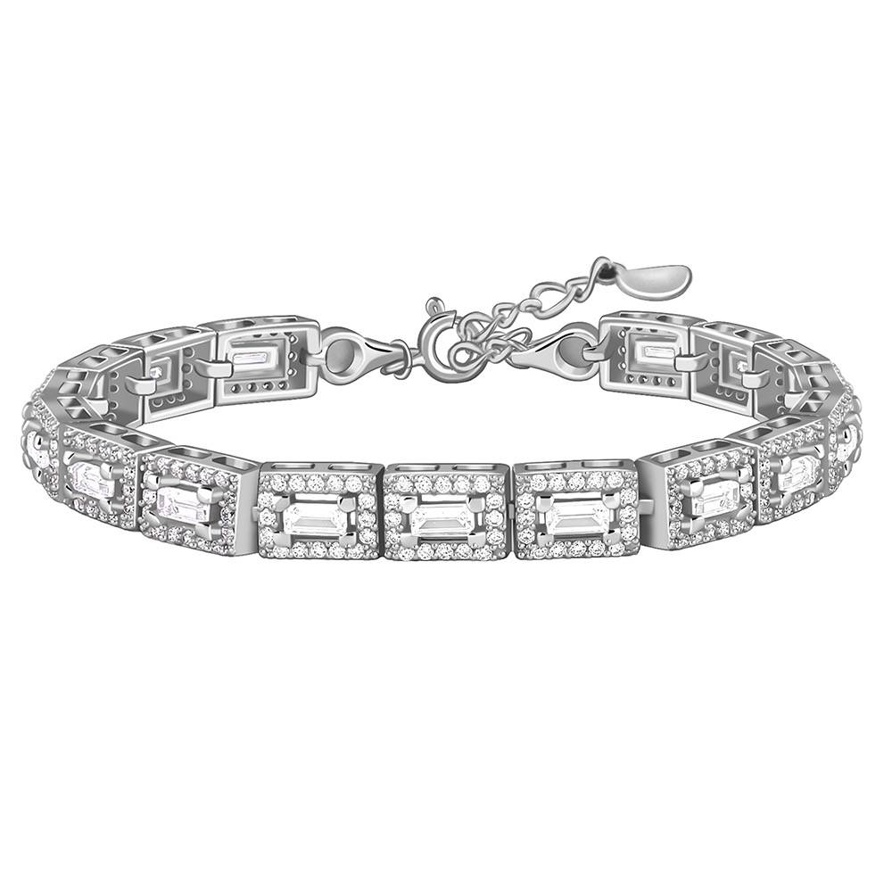 925 Silver Imperial Tennis Bracelet|Gifts For Women And Girls |With Certificate Of Authenticity And 925 Stamp |6 Mon : TLBR075