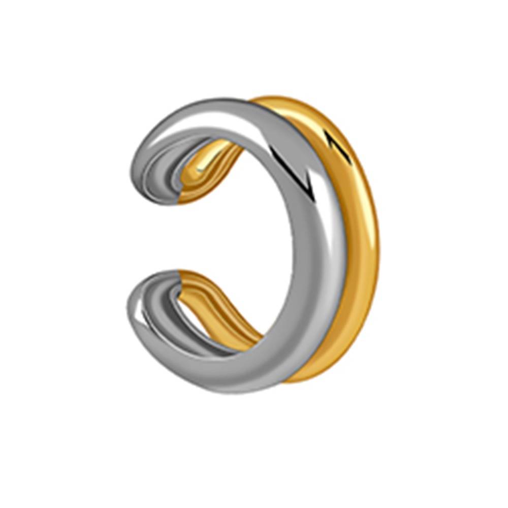 925 Silver Dual Tone Sublime Shine Ear Cuff : TLER0132