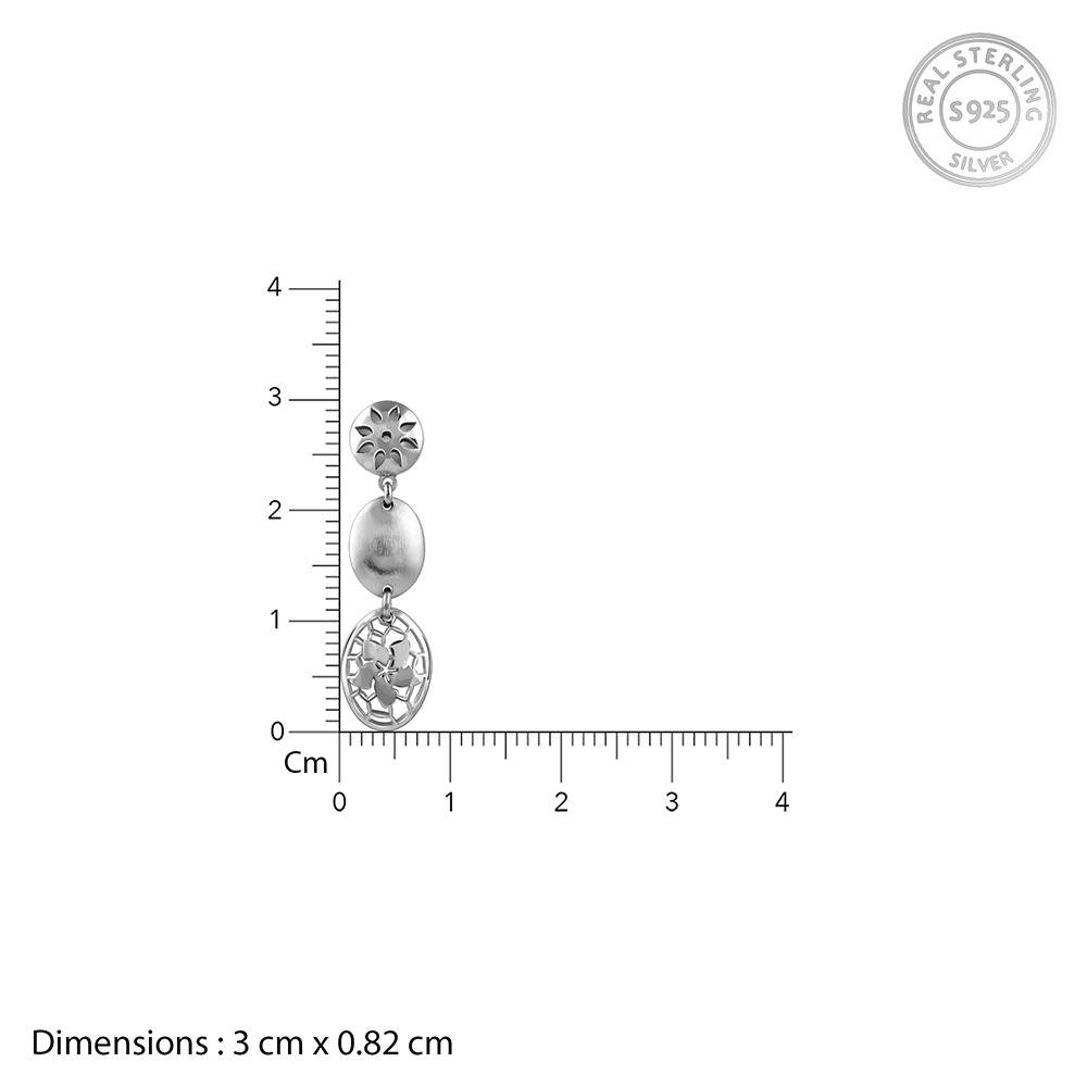 925 Silver Serena Drop Earrings|Drops To Gift Women & Girls | With Certificate Of Authenticity And 925 Stamp | 6 Mo : TLER0180