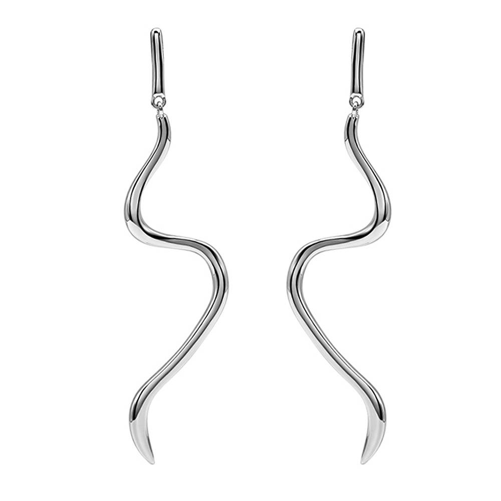 925 Silver Saraph Serpent Earrings|Drops To Gift Women & Girls | With Certificate Of Authenticity And 925 Stamp | 6 : TLER0365