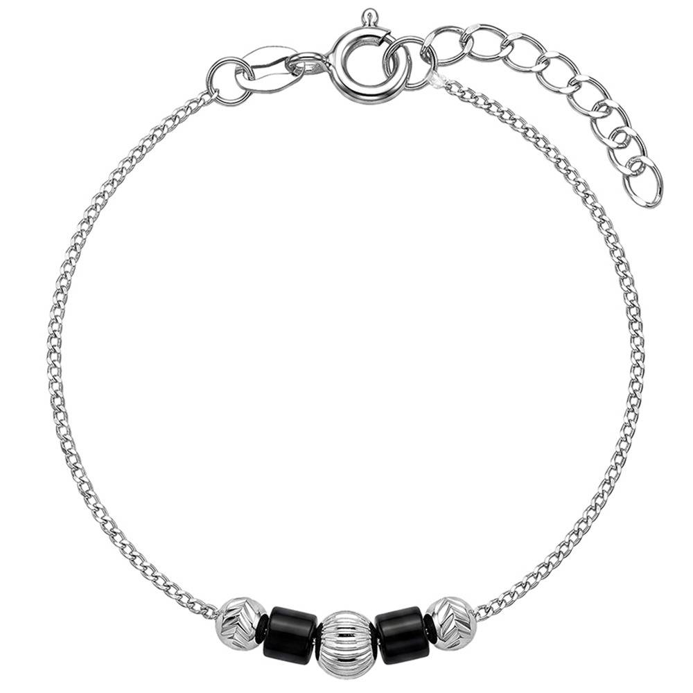 925 Silver Stylish Beads Kids Anklet| Gifts For Women And Girls | With Certificate Of Authenticity And 925 Stamp | 6  : TLKA07