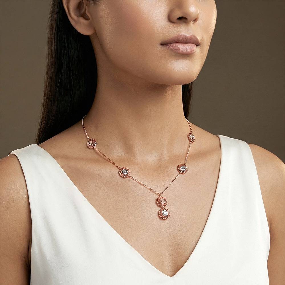 925 Silver Dual Tone Filigree Orb Silver Necklace|Pendant To Gift Women & Girls | With Certificate Of Authenticity  : TLPD0110