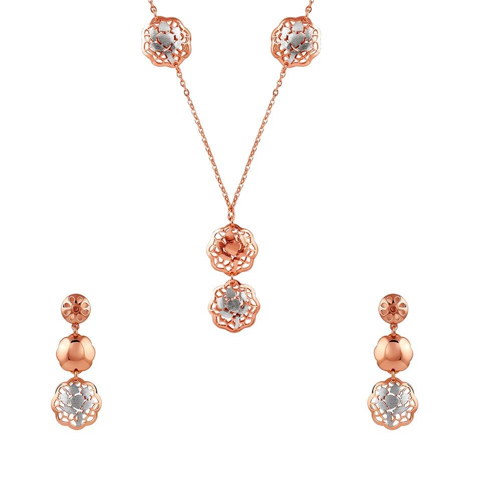 925 Silver Dual Tone Filigree Orb Silver Set|Gifts For Women And Girls | With Certificate Of Authenticity A : TLPD0110TLER0184