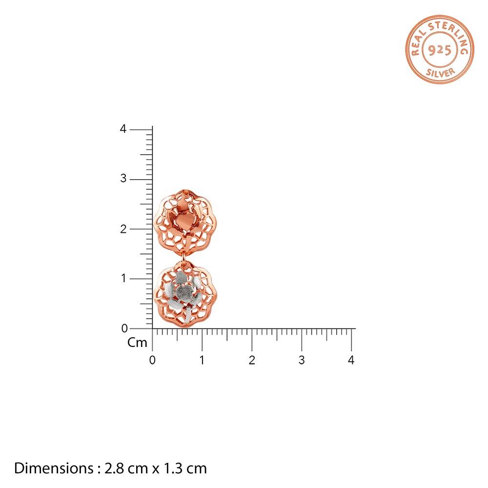 925 Silver Dual Tone Filigree Orb Silver Set|Gifts For Women And Girls | With Certificate Of Authenticity A : TLPD0110TLER0184