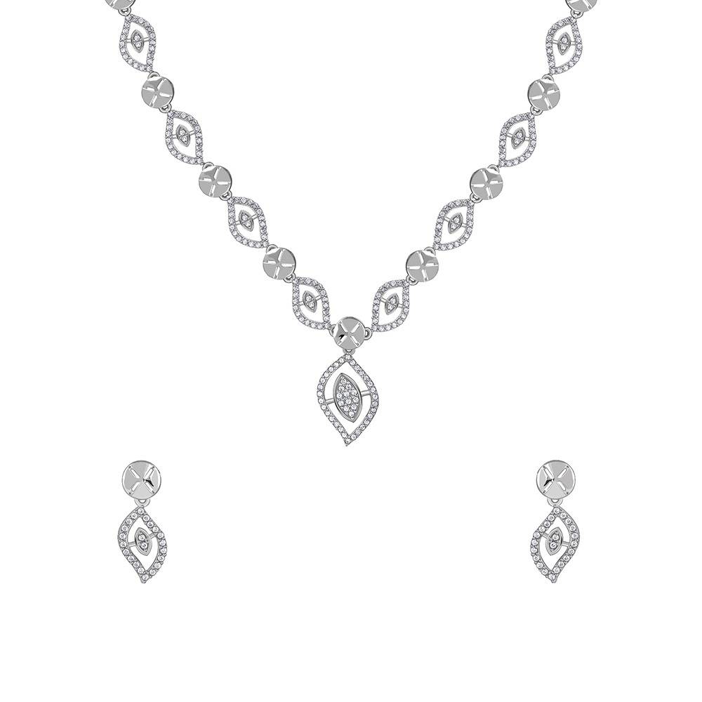 925 Silver Bloom Leaf Set|Gifts For Women And Girls | With Certificate Of Authenticity And 925 Stamp | 6 Mo : TLPD0126TLER0199