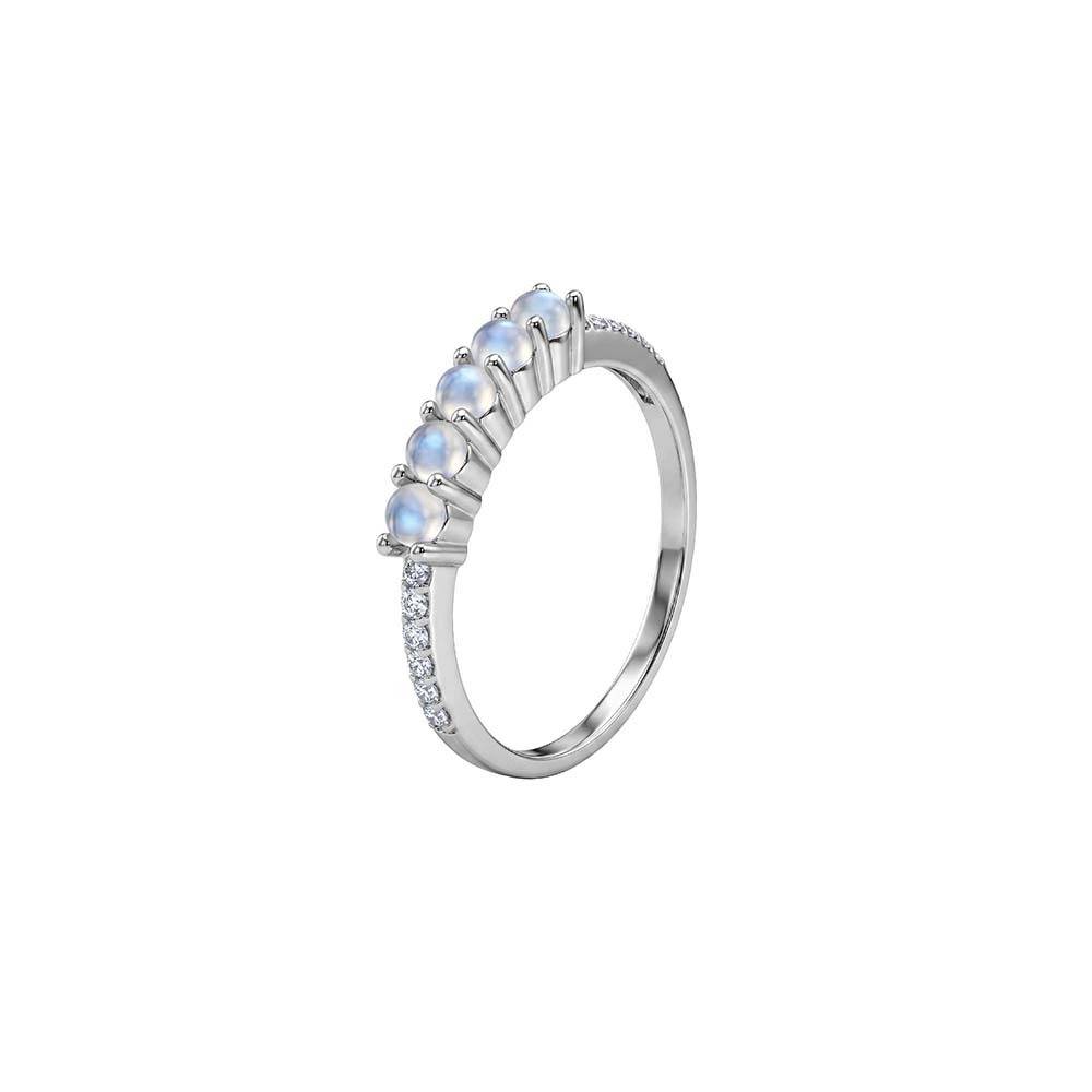 925 Silver Cabochon Ring, Fixed Size |Gifts For Women And Girls | With Certificate Of Authenticity And 925 Stamp | 6 : TLR0161