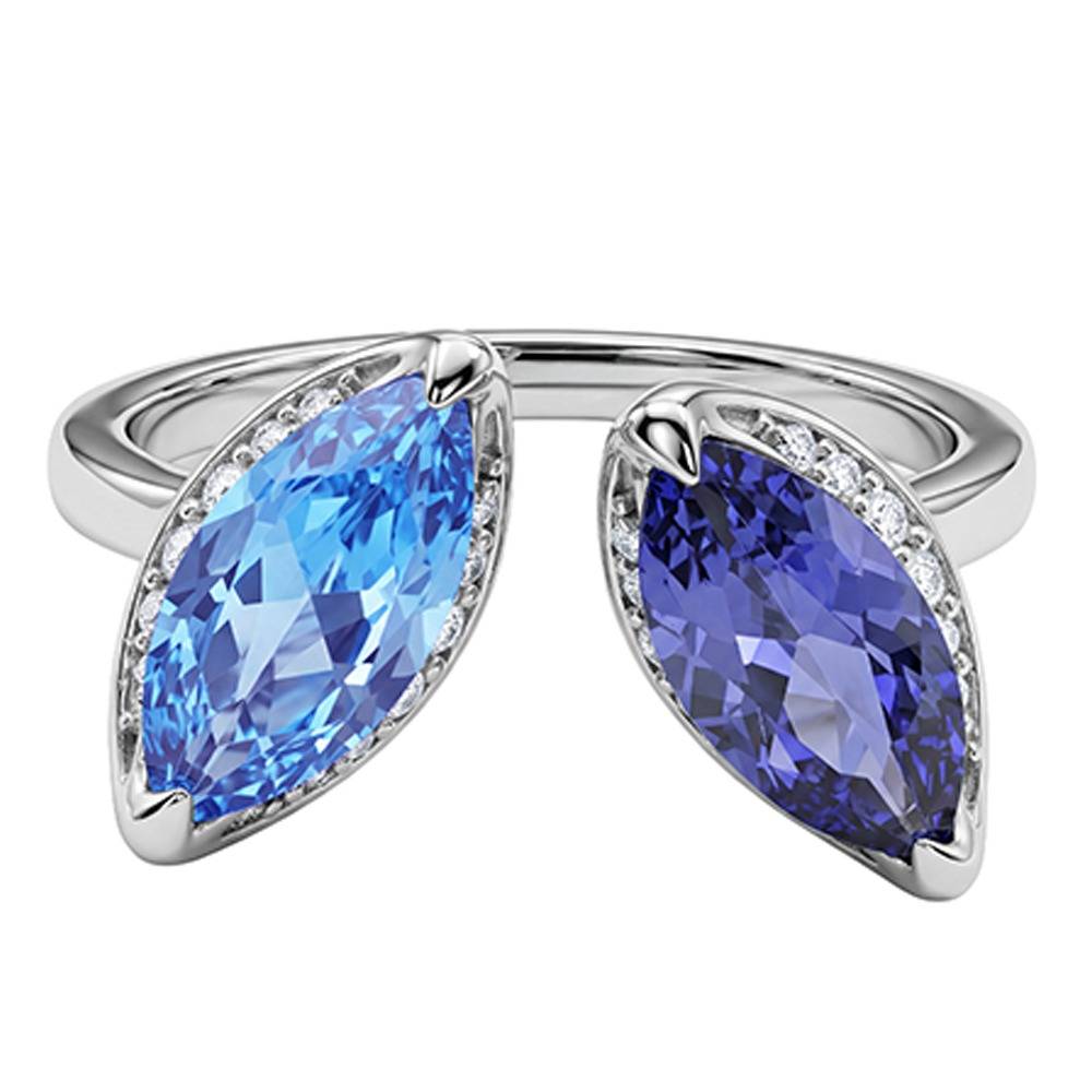 925 Silver Isis & Nephthys Bypass Ring, Adjustable |Gifts For Women And Girls | With Certificate Of Authenticity And : TLR0269