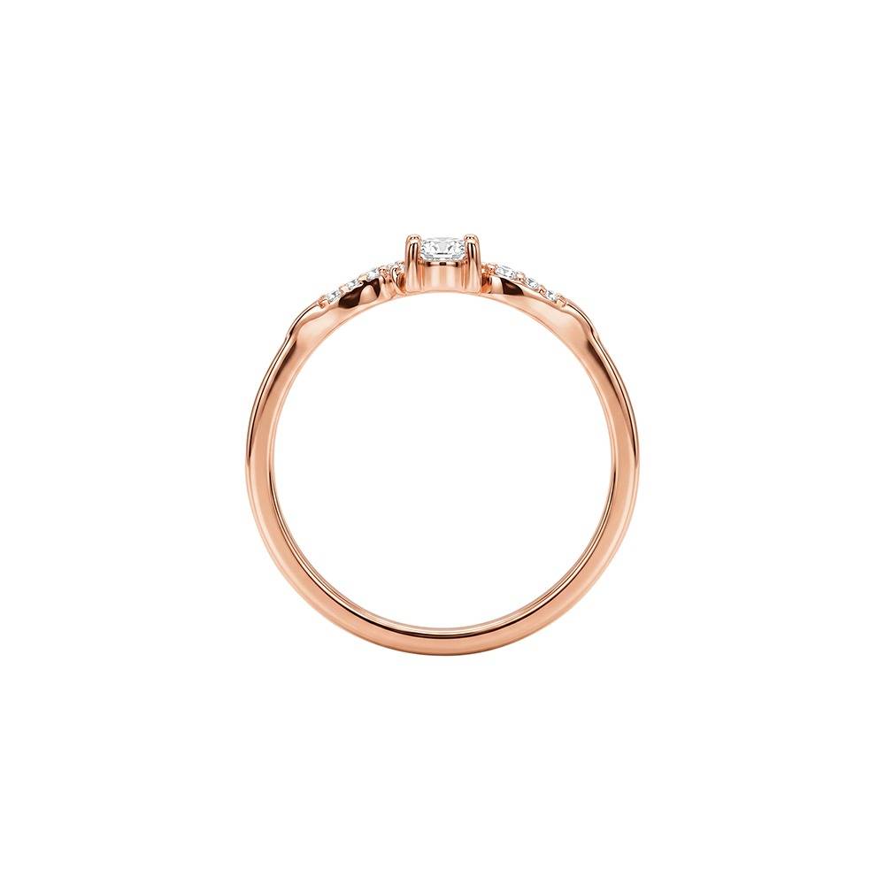 925 Silver Rose Gold Norse Ring, Fixed Size |Gifts For Women And Girls | With Certificate Of Authenticity And 925 St : TLR0273