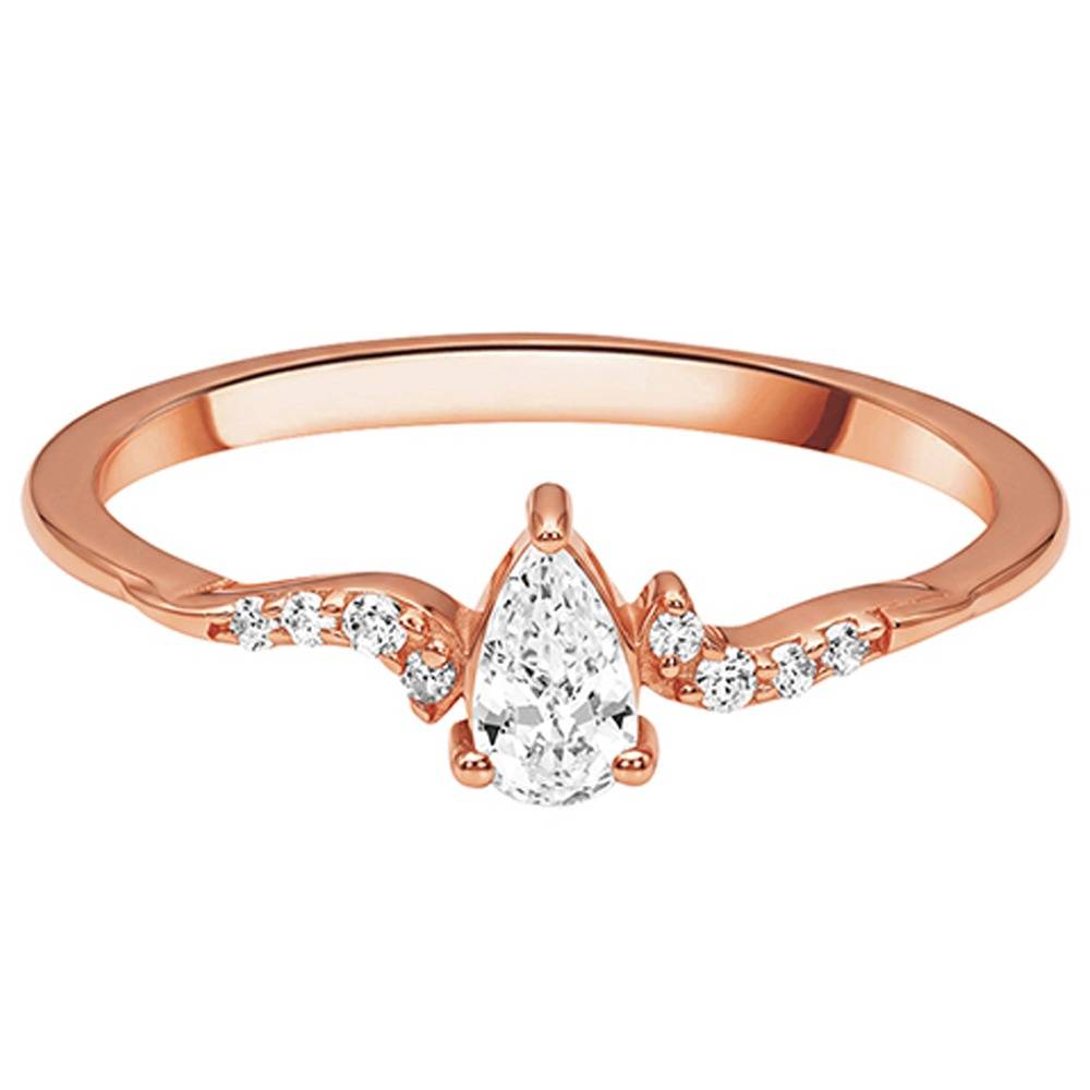 925 Silver Rose Gold Norse Ring, Fixed Size |Gifts For Women And Girls | With Certificate Of Authenticity And 925 St : TLR0273