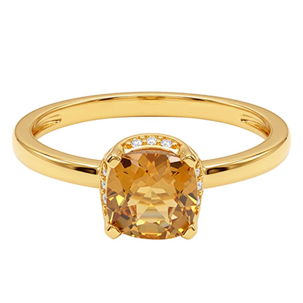 925 Silver Golden Amber Glow Ring, Fixed Size |Gifts For Women And Girls | With Certificate Of Authenticity And 925  : TLR0296