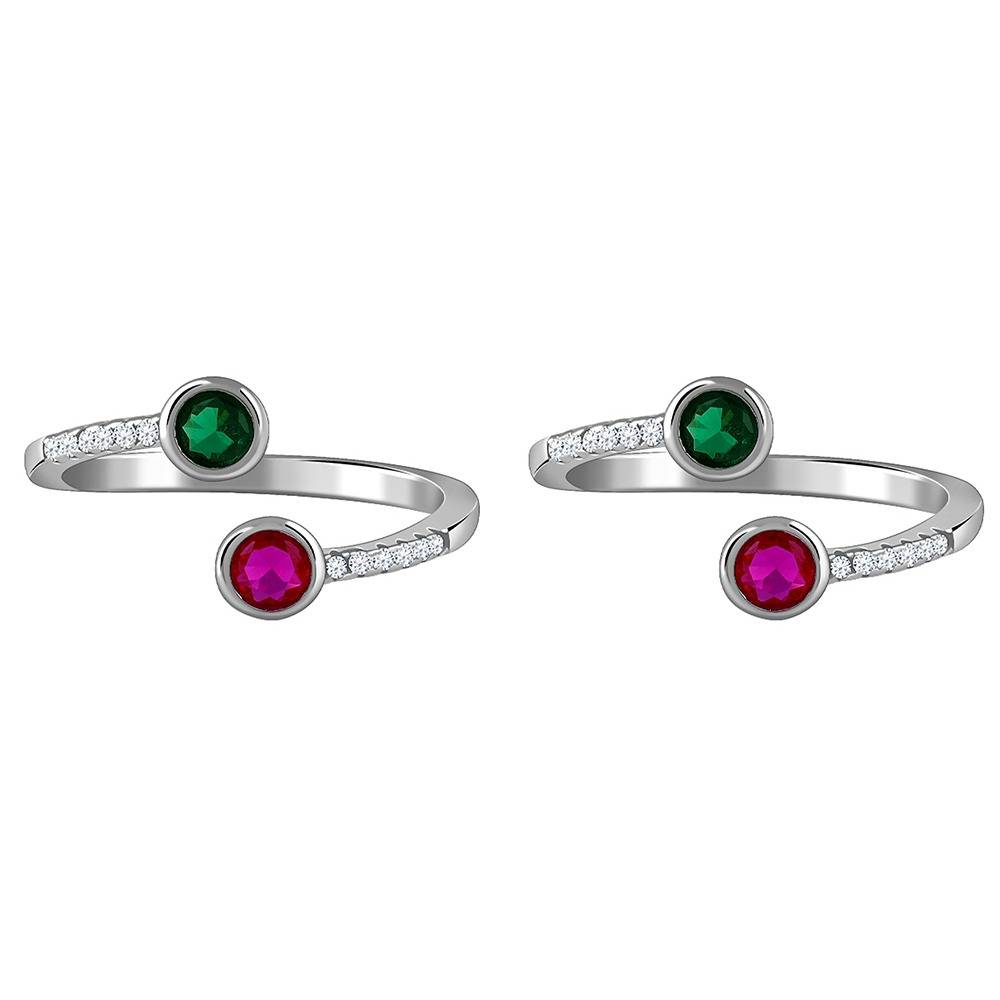 925 Silver Dhanya Toe Rings|Toe Rings For Women And Girls | With Certificate Of Authenticity And 925 Stamp | 6 Month : TLTR013
