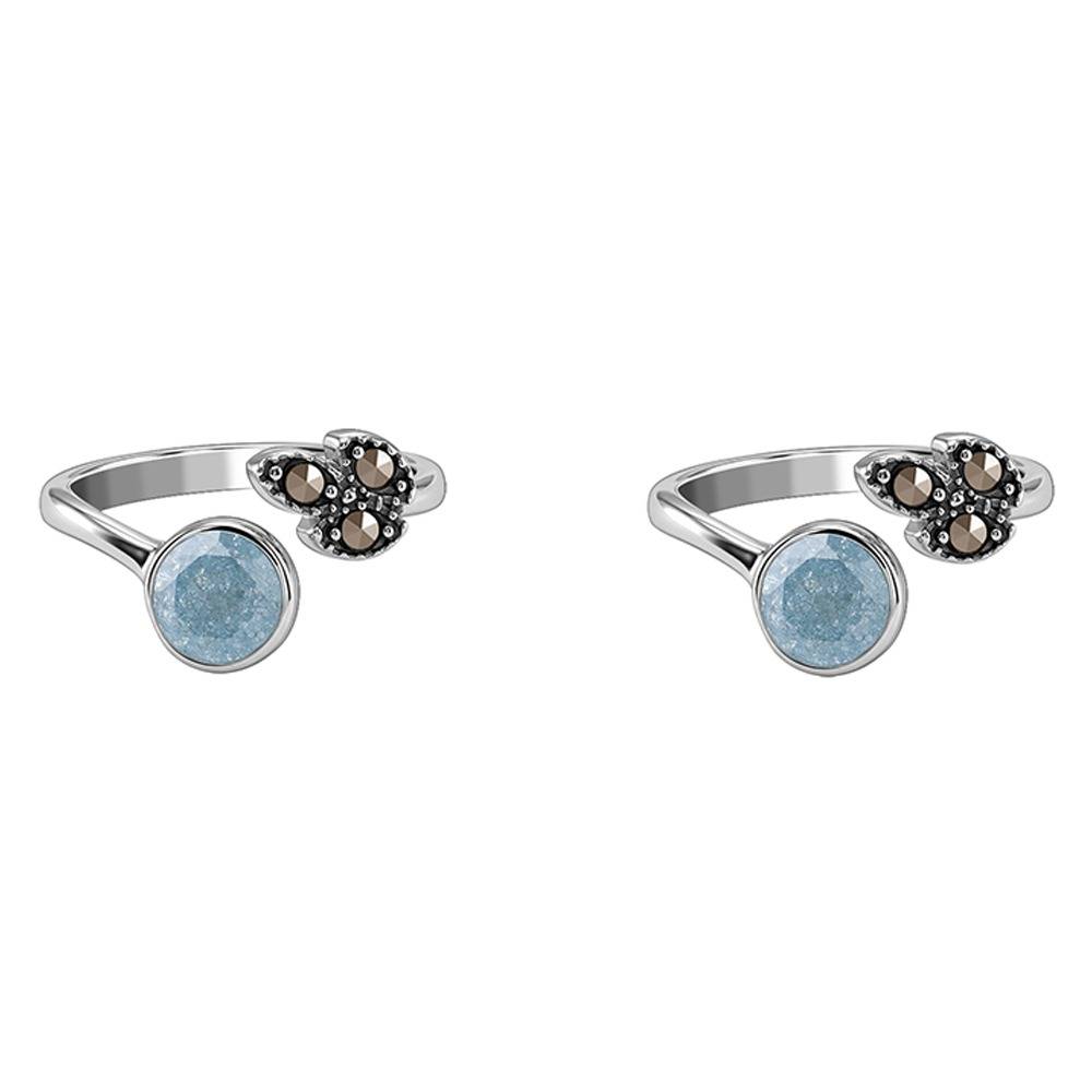 Giva 925 Oxidised Silver Shanaya Toe Rings|Toe Rings For Women And Girls | With Certificate Of Authenticity And 925  : TLTR042