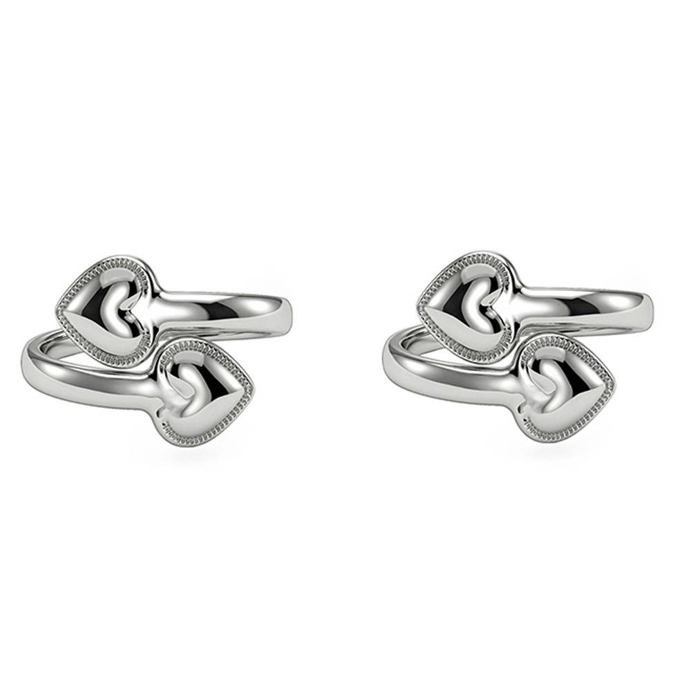 925 Silver Aadhya Bypass Toe Rings|Gifts For Women And Girls | With Certificate Of Authenticity And 925 Stamp | 6 Mo : TLTR056