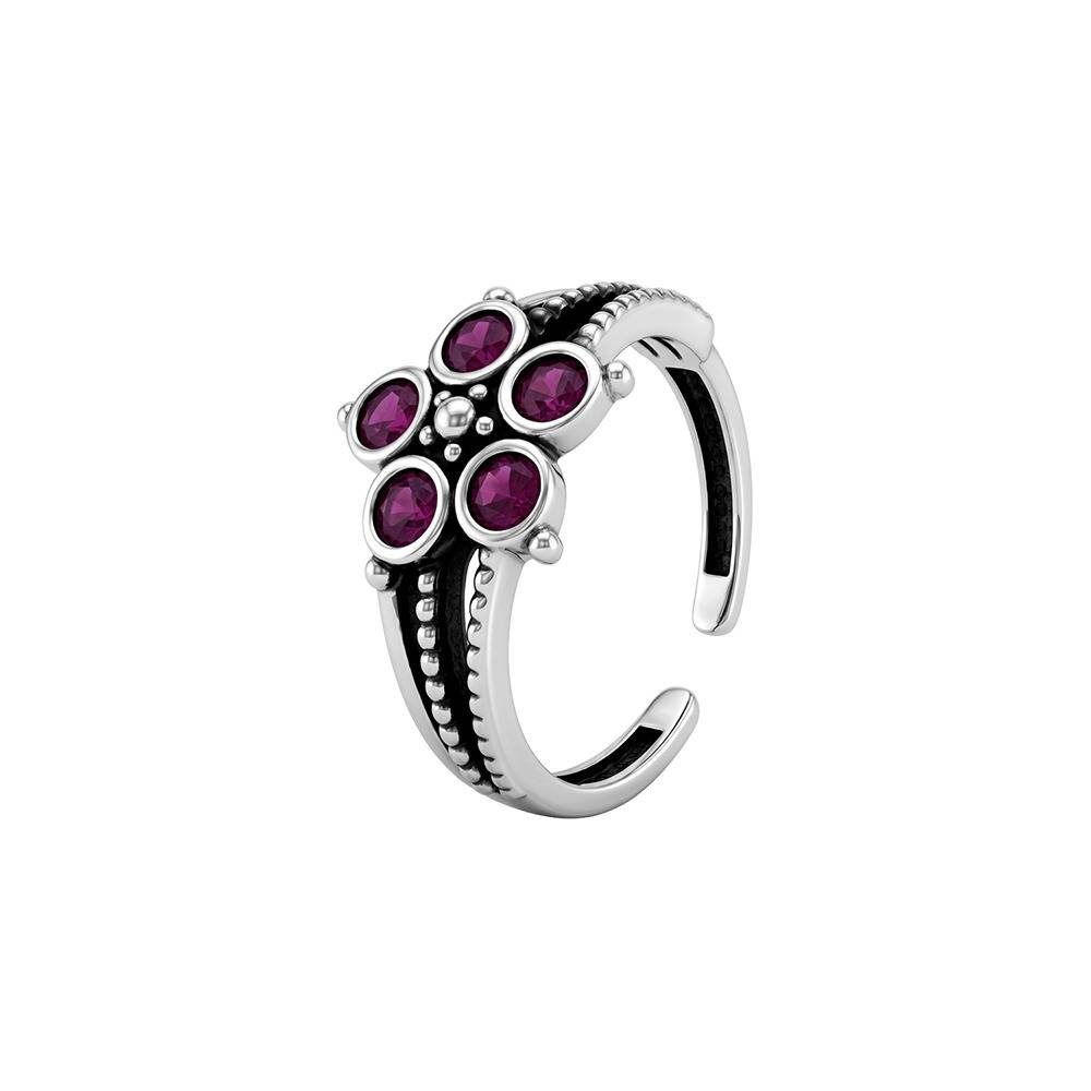 925 Silver  Oxidised Silver Kaumudi Adjustable Toe Rings Gifts For Women And Girls : TLTR078