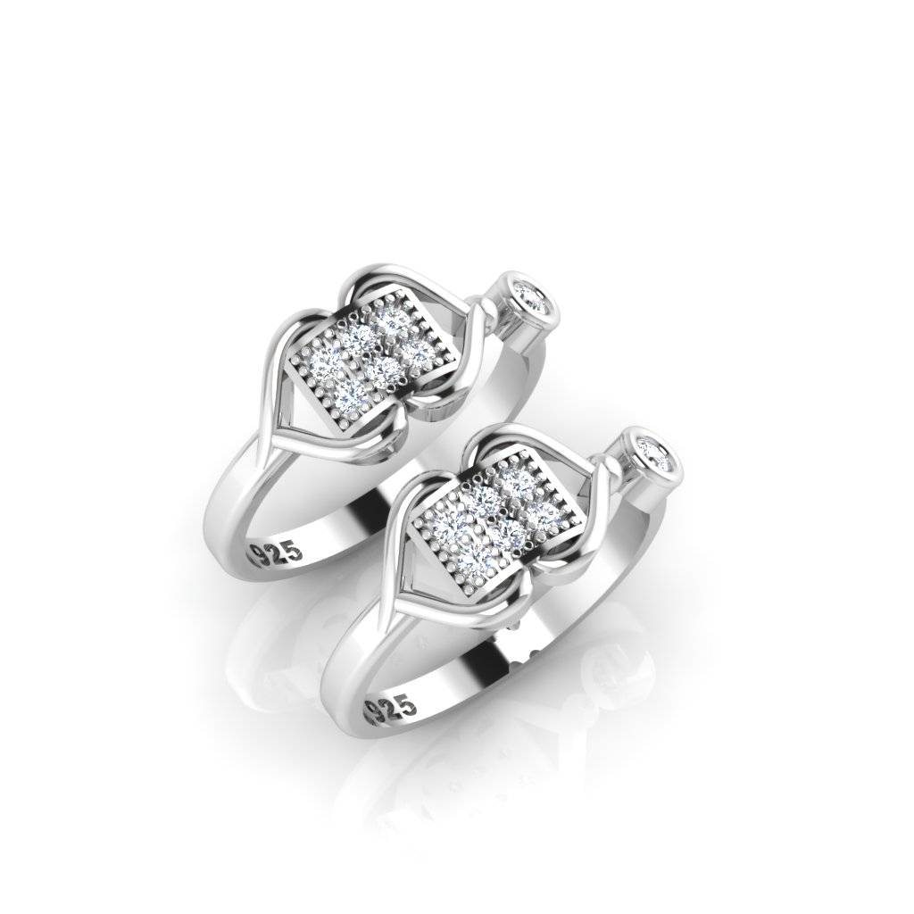 Iski Uski 925 Sterling Silver Toe Rings