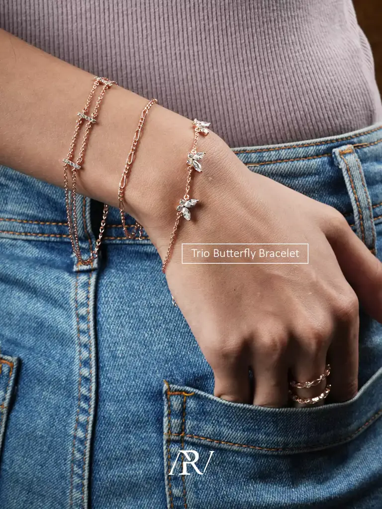 Trio Butterfly Bracelet : ARV-BL-007