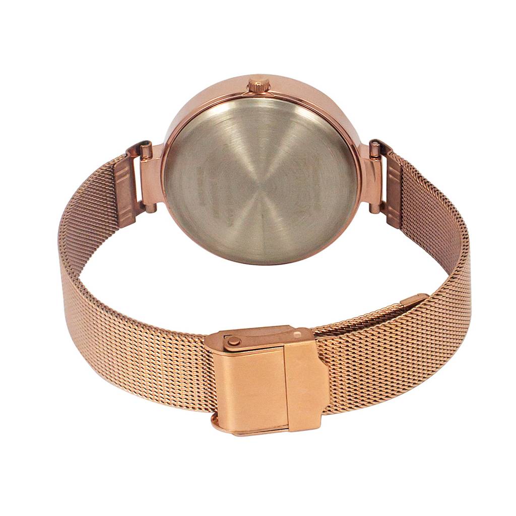 Timex Trendline Round 35Mm Pink Dial Analog Women Watch - Tw000X242 : TW000X242