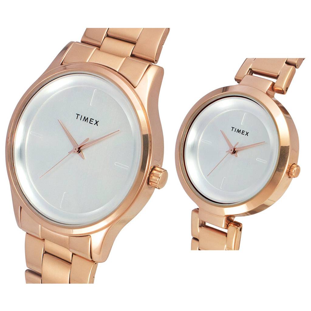 Timex Trendline Round 42Mm Analog Pair Watch - Tw00Pr294 : TW00PR294