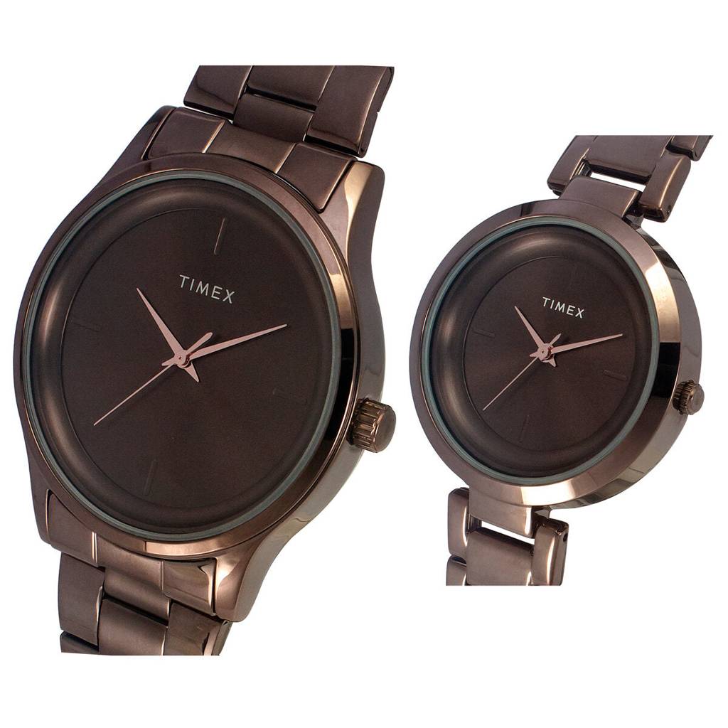 Timex Trendline Round 42Mm Analog Pair Watch - Tw00Pr294 : TW00PR295