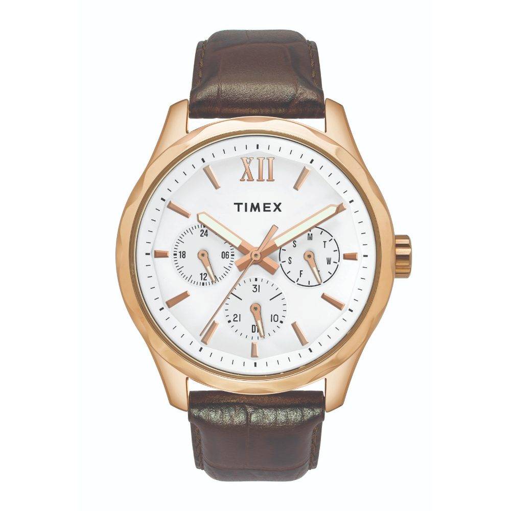 Timex Signio Round 44Mm Analog Men Watch - Tw0Tg7624 : TW0TG7600