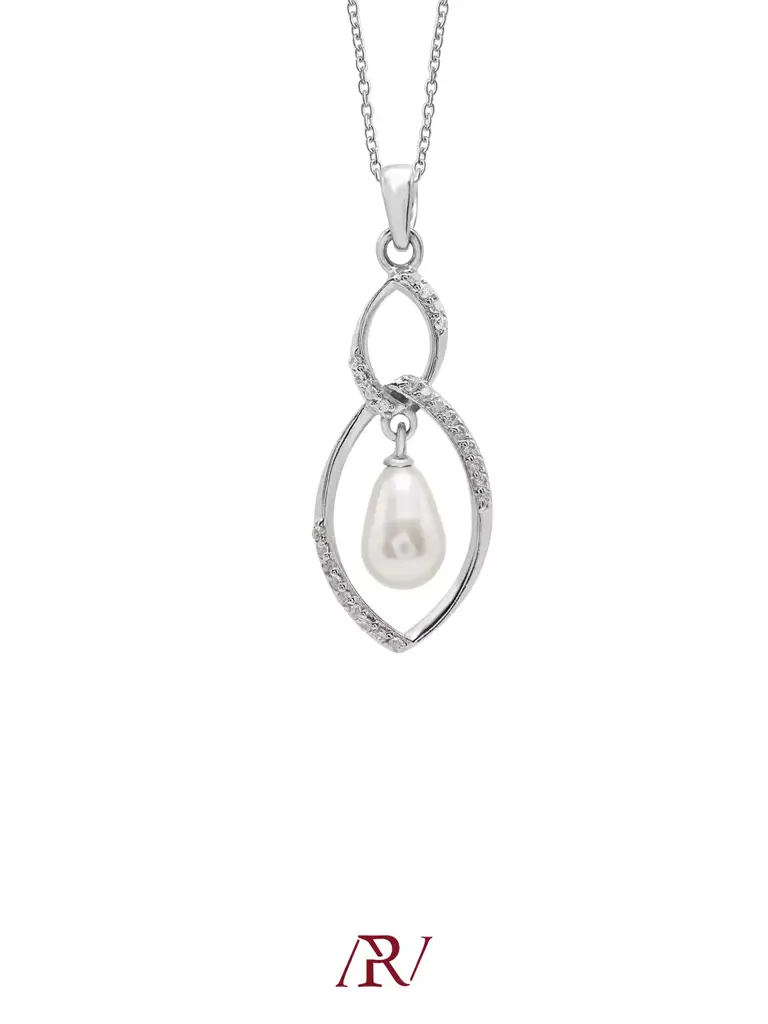 Twisty Twilight Pearl Necklace : ARV-NK-022