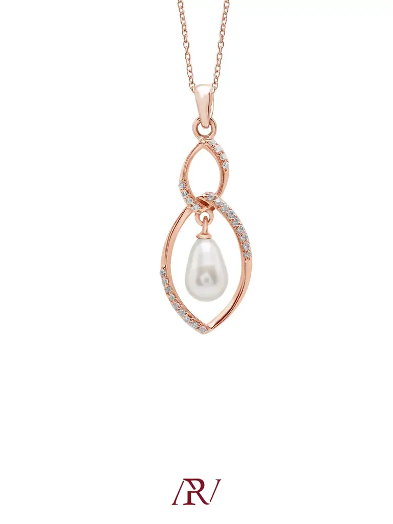 Twisty Twilight Pearl Necklace : ARV-NK-022