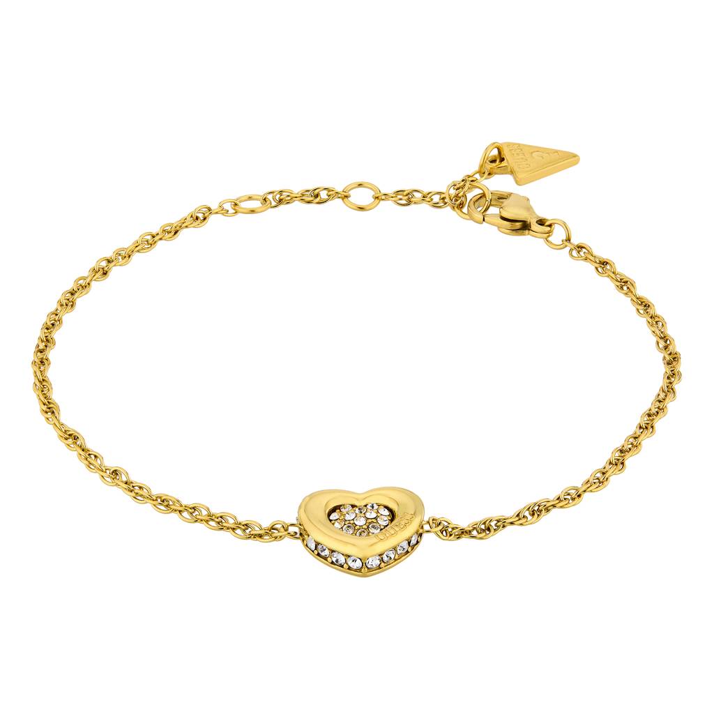Guess L.O.V.E. Yellow Gold Women'S Bracelet : UBB05461YGL