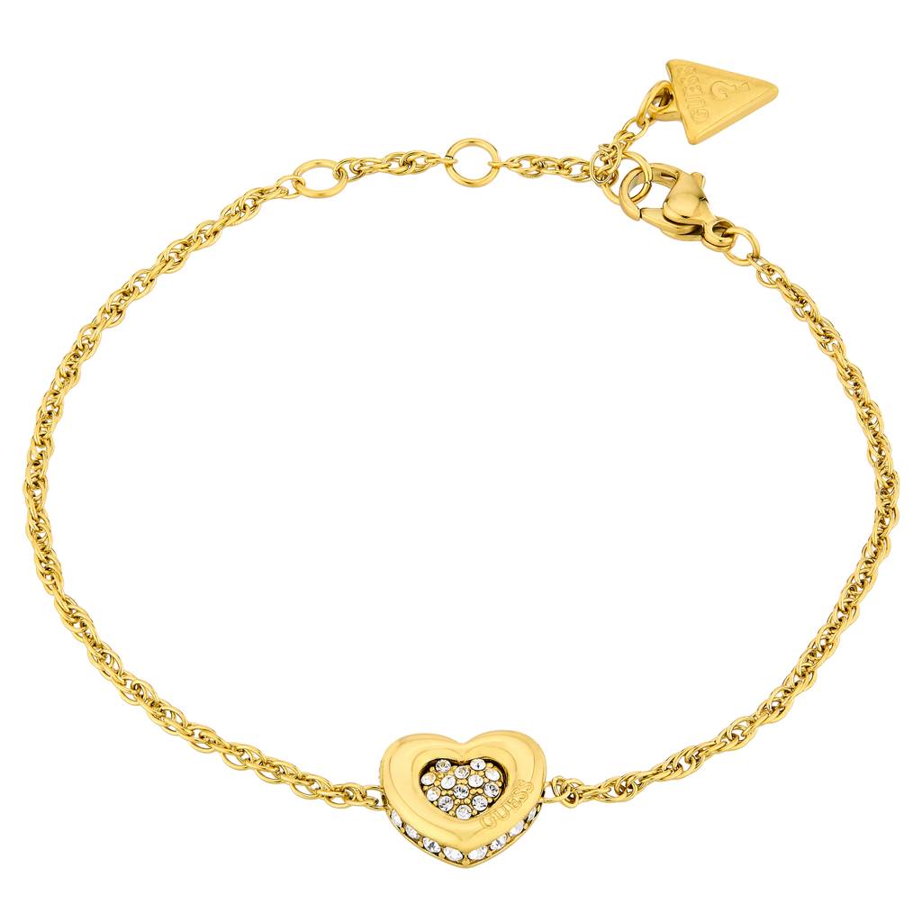 Guess L.O.V.E. Yellow Gold Women'S Bracelet : UBB05461YGL