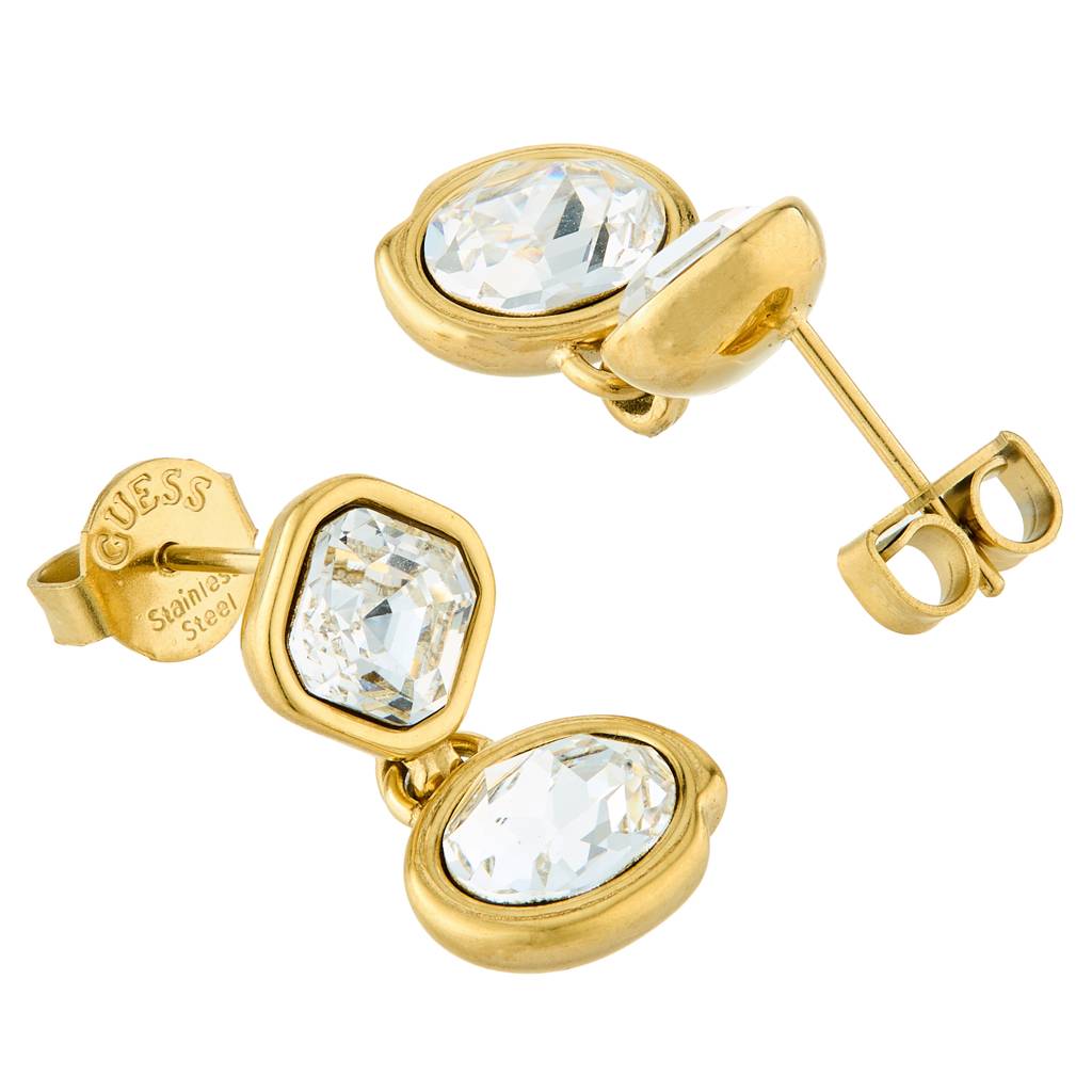 Guess Mamounia Yellow Gold Women'S Drop Earrings - Ube05313Yg : UBE05313YG