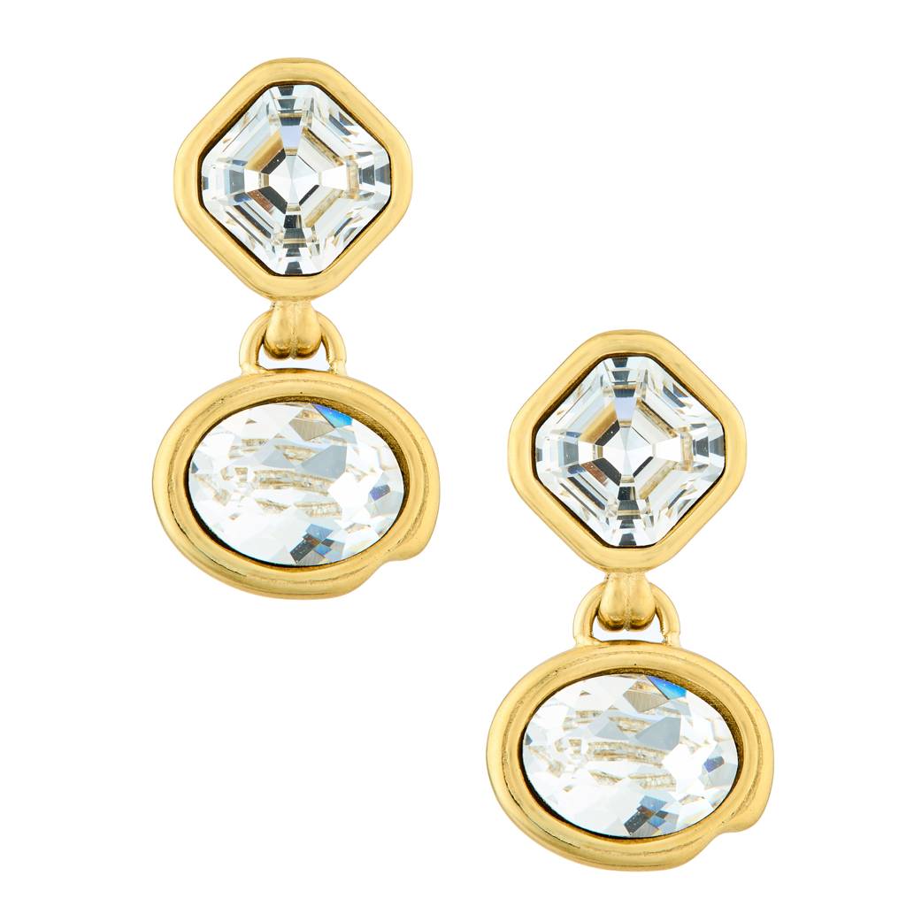Guess Mamounia Yellow Gold Women'S Drop Earrings - Ube05313Yg : UBE05313YG