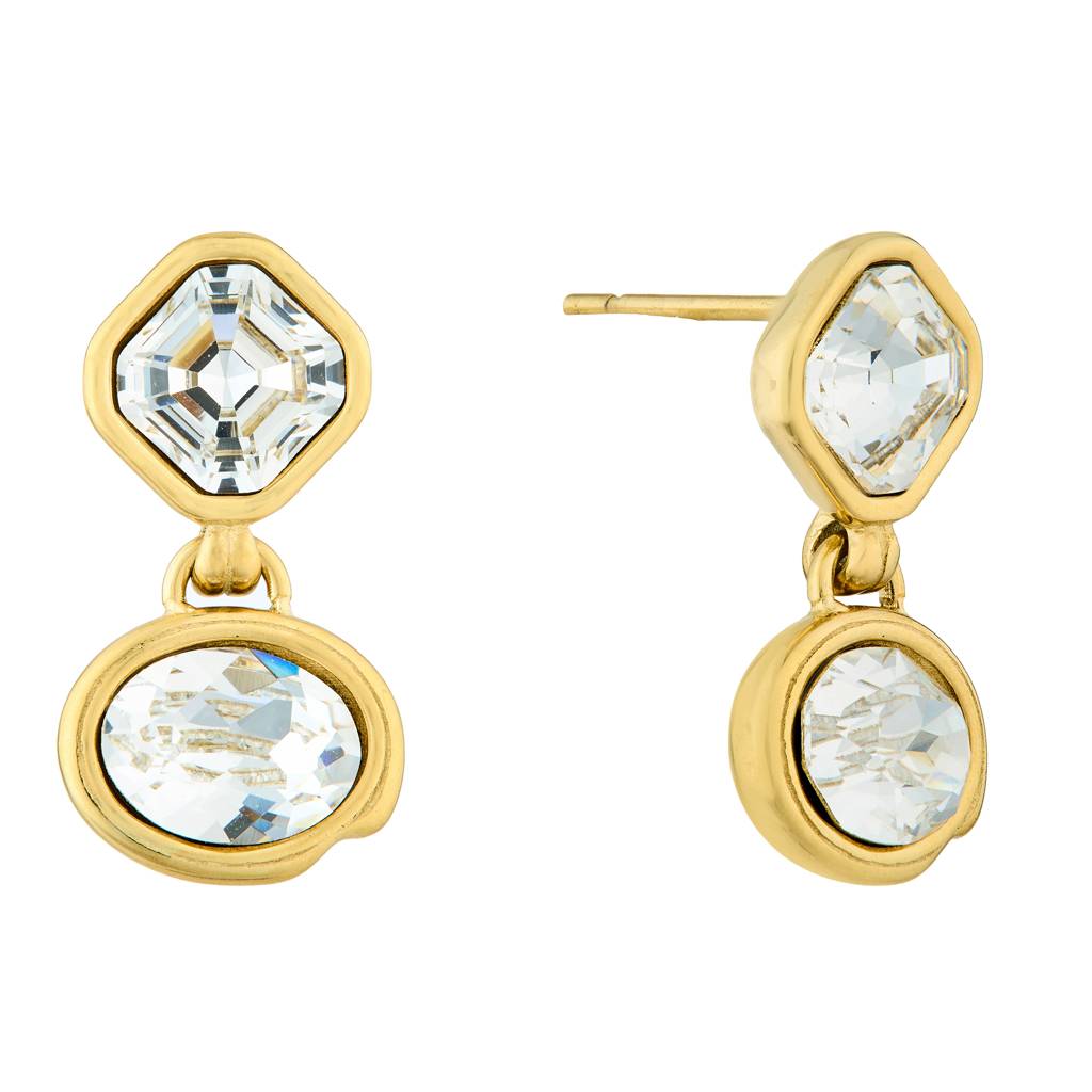 Guess Mamounia Yellow Gold Women'S Drop Earrings - Ube05313Yg : UBE05313YG